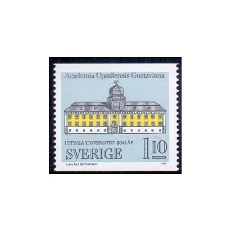 Sverige. 1977. Uppsala universitet, 1,10 kr. AFA nr. 991 **      postfrisk stemplet FDC st,