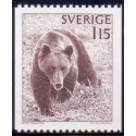 Sverige. 1978. Bjørn, 1,15 kr. AFA nr. 1020 **   postfrisk stemplet FDC st,