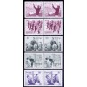 Sverige. 1978. Frie kristne samfund i parstykker. AFA nr. 1023Cv-1027Ch ** (5 par)     postfrisk stemplet FDC st,