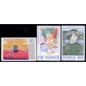 Sverige. 1978. Berømte malere 90 Øre-4,50 kr. AFA nr. 1041-43 **   postfrisk stemplet FDC st,