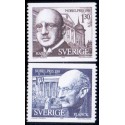 Sverige. 1978. Nobelpristagere 1918 1,30-1,70 kr. AFA nr. 1057-58 **   postfrisk stemplet FDC st,