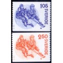Sverige. 1979. Bandy. 1,05-2,50 kr. AFA nr. 1059-60 **   postfrisk stemplet FDC st,