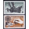 Sverige. 1979. Europamærker / CEPT. 1,30-1,70 kr. AFA nr. 1063-64 **    postfrisk stemplet FDC st,