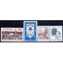 Sverige. 1979. Jubilæumsudgaver 90 Øre-1,70 kr. AFA nr. 1076-79 **    postfrisk stemplet FDC st,