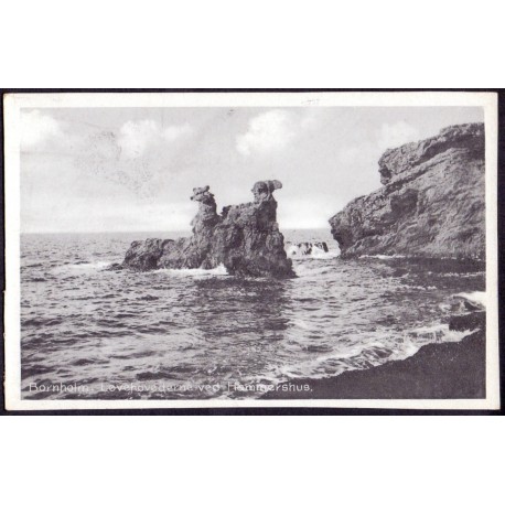 Bornholm Løvehovederne ved hammershus ubrugt (Karl Olsen 119)