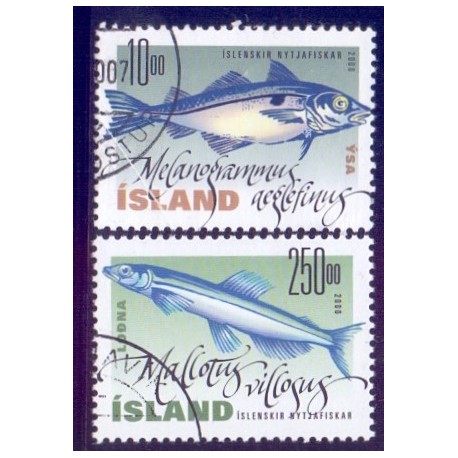 Island. 2000. Nyttefisk. AFA nr. 945-46 **    postfrisk st. stemplet FDC
