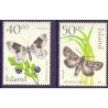 Island. 2000. Sommerfugle. AFA nr. 948-49 **    postfrisk st. stemplet FDC