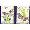 Island. 2000. Sommerfugle. AFA nr. 948-49 **    postfrisk st. stemplet FDC