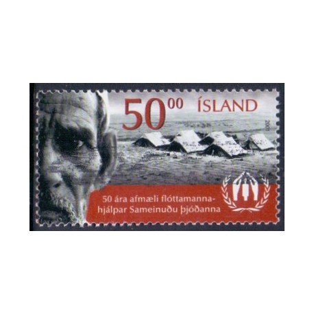 Island. 2001. Flygtninge. AFA nr. 959 **      postfrisk st. stemplet FDC