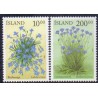 Island. 2002. Sommerblomster III. AFA nr. 1002-03 **  postfrisk st. stemplet FDC