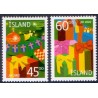 Island. 2002. Julefrimærker, AFA nr. 1009-10 **  postfrisk st. stemplet FDC