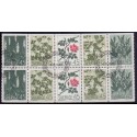 Sverige. 1968. Nordiske vilde blomster, 45 Øre. AFA nr. 611Co-615Cn ** hæfte/blok      postfrisk stemplet FDC st,
