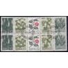 Sverige. 1968. Nordiske vilde blomster, 45 Øre. AFA nr. 611Co-615Cn ** hæfte/blok      postfrisk stemplet FDC st,