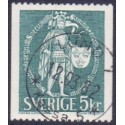 Sverige. 1970. Rigsvåben 5 kr. FLOUR / Alm papir AFA nr. 677 **     postfrisk stemplet FDC st,