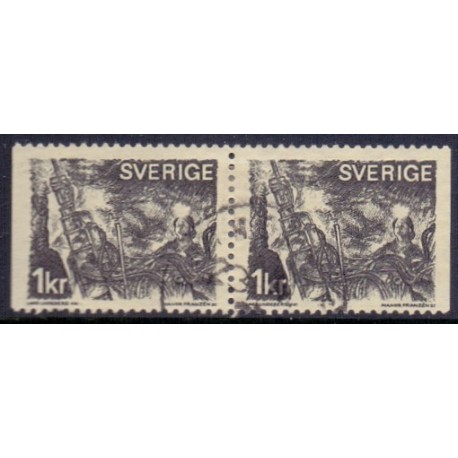Sverige. 1970. Minedrift, AFA nr. 689Cv & 689Cn **    postfrisk stemplet FDC st,