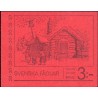 Sverige. 1970. Svenske fugle, i hæfte AFA nr. 698Cv-702Ch **     postfrisk stemplet FDC st,