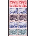 Sverige. 1971. Julefrimærker, i hæfte/blok. AFA nr. 735Cv-739Ch **   postfrisk stemplet FDC st,
