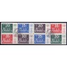 Sverige. 1974. STOCKHOLMIA 74, i parstykker AFA nr. 852Co-855Cn ** (4 par)  postfrisk stemplet FDC st,