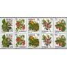 Sverige. 1977. Vilde bær, hæfte/blok AFA nr. 997Ch-1001Ch **     postfrisk stemplet FDC st,
