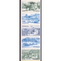 Sverige. 1977. Lokaltrafik, i 5-stribe. AFA nr. 1005-09 **     postfrisk stemplet FDC st,