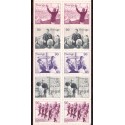 Sverige. 1978. Frie kristne samfund, hæfteblok. AFA nr. 1023Cv-1027Ch **      postfrisk stemplet FDC st,