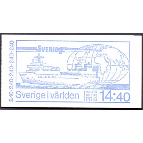 Sverige. 1981. Propagandaudgave, AFA nr. 1160-65 postfrisk stemplet  hæfte FDC parstykkke