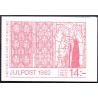 Sverige. 1982. Julefrimærker, AFA nr. 1210-14 postfrisk parstykker stemplet  hæfte FDC parstykkke