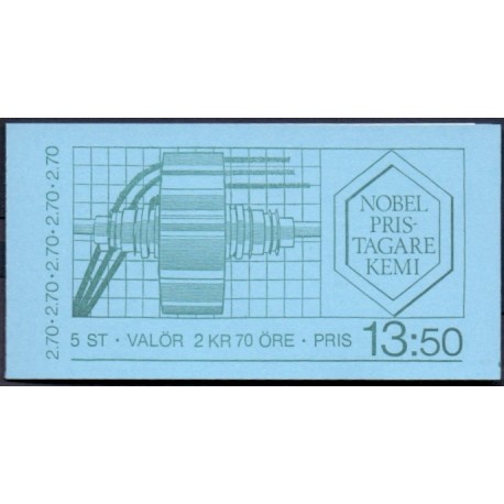 Sverige. 1983. Nobelpristager, AFA nr. 1250-54 postfrisk Stemplet hæfte FDC parstykkke SWEDEN