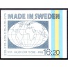Sverige. 1984. Patentvæsen i 100 år, AFA nr. 1270-75 postfrisk Stemplet hæfte FDC parstykkke SWEDEN