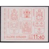 Sverige. 1984. Gamle Byer, AFA nr. 1282-87 postfrisk Stemplet hæfte FDC parstykkke SWEDEN **/o