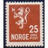 Norge. 1927-28. Suppleringsværdi 20 øre. AFA nr. 131 ** st. stemplet postfrisk