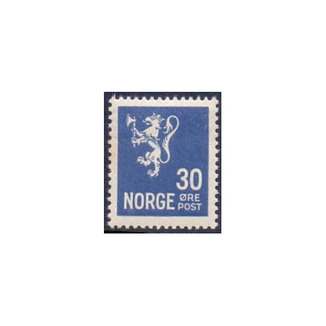 Norge. 1927-28. Suppleringsværdi 30 øre. AFA nr. 133 ** st. stemplet postfrisk