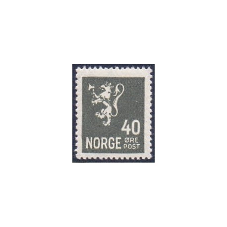 Norge. 1927-28. Suppleringsværdi 40 øre. AFA nr. 134 ** st. stemplet postfrisk