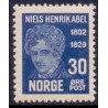 Norge. 1929. N.H. Abels død 30 øre. AFA nr. 151 ** st. stemplet postfrisk
