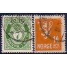 Norge. 1929. Supperingsværdier. AFA nr. 153-54 ** st. stemplet postfrisk