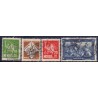 Norge. 1930. Olav den Hellige. 10-30 Øre. AFA nr. 155-58 st. **  st. stemplet postfrisk