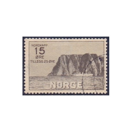 Norge. 1930. Nordkap I. 15+25 Øre. AFA nr. 159 **  st. stemplet postfrisk
