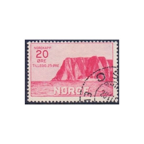 Norge. 1930. Nordkap I. 20+25 Øre. AFA nr. 160 **  st. stemplet postfrisk
