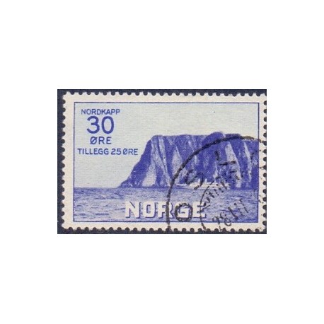 Norge. 1930. Nordkap I. 30+25 Øre. AFA nr. 161 **  st. stemplet postfrisk