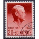 Norge. 1942, Quisling. Rikstinget.  AFA nr. 285 **  st. stemplet postfrisk