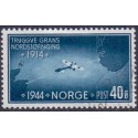 Norge. 1944, Tryggve Grans flyvning. AFA nr. 304 ** st. stemplet postfrisk FDC
