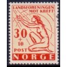 Norge. 1953. Kræftbekæmpelse. AFA nr. 393 ** stemplet postfrisk FDC