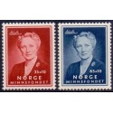 Norge. 1956, Kronprinsesses Märthas mindefond. AFA nr. 418-19 ** stemplet postfrisk FDC