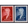 Norge. 1956, Kronprinsesses Märthas mindefond. AFA nr. 418-19 ** stemplet postfrisk FDC