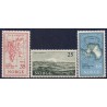Norge. 1957. Geofysiske år. AFA nr. 425-27 ** stemplet postfrisk FDC