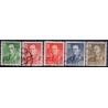 Norge. 1958-59. Kong Olav V. AFA nr. 432-36 ** stemplet postfrisk FDC