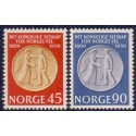Norge. 1959. Kgl. Selskab for Norges vel. AFA nr. 443-44 ** stemplet postfrisk FDC