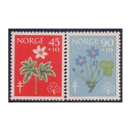 Norge. 1960, Tuberkuloseforsorg. AFA nr. 453-54 ** stemplet postfrisk FDC