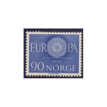 Norge. 1960, Europamærker/CEPT. AFA nr. 464 ** stemplet postfrisk FDC