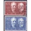 Norge. 1968. Nobel fredspris. AFA nr. 589-90 ** stemplet postfrisk FDC